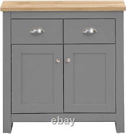 Timber Art Design UK Lisbon Sideboard Storage Cupboard with 2 Doors & 2 Drawers