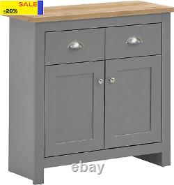 Timber Art Design UK Lisbon Sideboard Storage Cupboard with 2 Doors & 2 Drawers