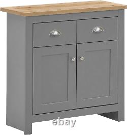 Timber Art Design UK Lisbon Sideboard Storage Cupboard with 2 Doors & 2 Drawers