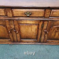 Titchmarsh & Goodwin Solid Oak Large Sideboard/dresser Base/plasma Tv Stand