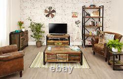 Urban Chic 4 Door 4 Drawers Large Coffee Table
