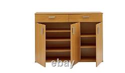 Venetia Large 3 Door 2 Drawer Shoe Cabinet