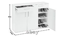 Venetia Large 3 Door 2 Drawer Shoe Cabinet