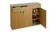 Venetia Large 3 Door 2 Drawer Shoe Cabinet Oak