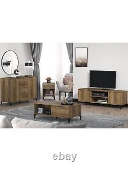 Very Home Wakefield Large Sideboard 2 door 3 drawers Dark Oak Effect Living room