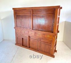 Very Large Haberdashery, Apothecary Cabinet / Sideboard / Dresser / Drawers Teak