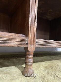 Victorian oak large sideboard