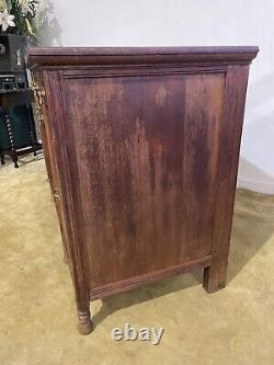 Victorian oak large sideboard