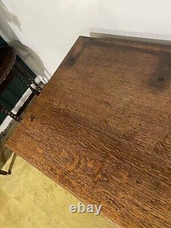 Victorian oak large sideboard