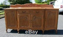 Vintage French Louis XV Style 4 Door/2 Drawer Large Sideboard (consb28)