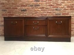 Vintage Large G-Plan Solid Teak Wood Vintage Sideboard with 2 doors & 2 drawers