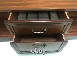 Vintage Large G-Plan Solid Teak Wood Vintage Sideboard with 2 doors & 2 drawers