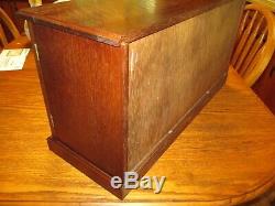 Vintage Large Wood Jewelry Box Chest Drawers Doors Cabinet Console Buffet Style