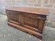 Vintage Old Charm TV Stand Sky Box/DVD Drawer Linenfold Doors