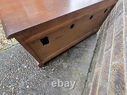 Vintage Old Charm TV Stand Sky Box/DVD Drawer Linenfold Doors