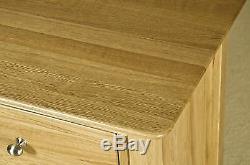 Watling solid oak furniture large three door three drawer sideboard