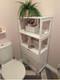 White Large Multipurpose Kitchen Cabinet Cupboard Storage Larder Shelving Unit