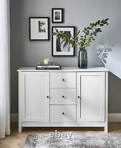 White Large Sideboard Cabinet Cupboard