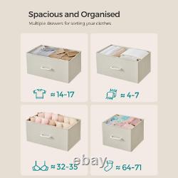 White Oak Large Bedroom Chest of Drawers Vintage Dresser Sideboard Metal Storage