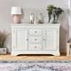 Wilmslow White Painted Large 3 Drawer 2 Door Sideboard Bedroom WLM26