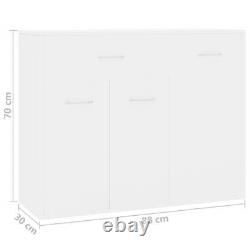 Wooden Sideboard Storage Buffet Server Chipboard Cabinet Cupboard Organiser UK